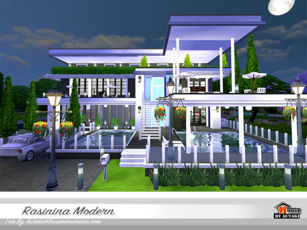 Rasinina Modern House by autaki from TSR