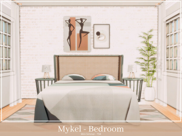 Mykel Bedroom by Mini Simmer from TSR
