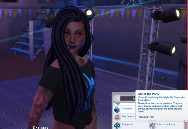 Nightlife Superstar Aspiration by MissBee from Mod The Sims