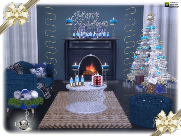 Segor christmas livingroom by jomsims from TSR