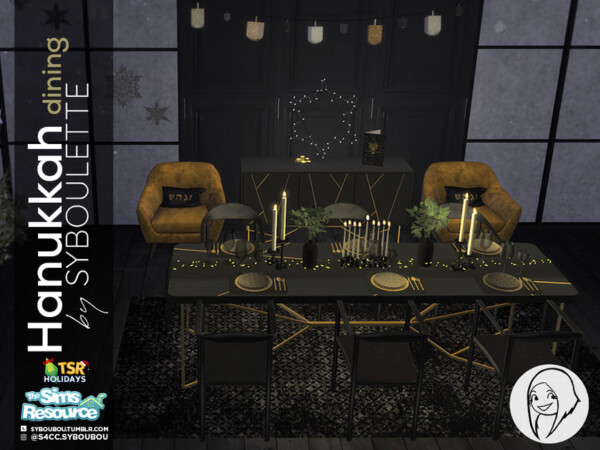 Hanukkah Dining Set by Syboubou from TSR