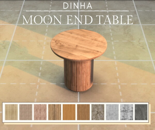 Moon End Table from Dinha Gamer