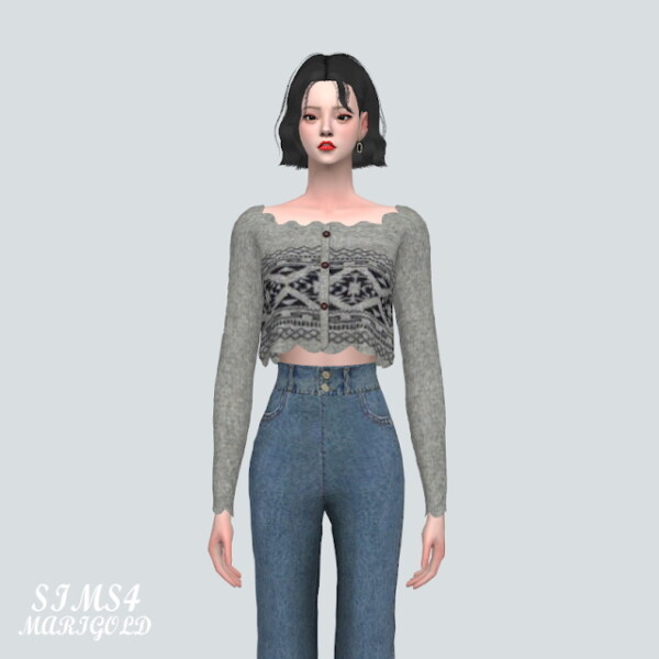 A Wave Cardigan from SIMS4 Marigold