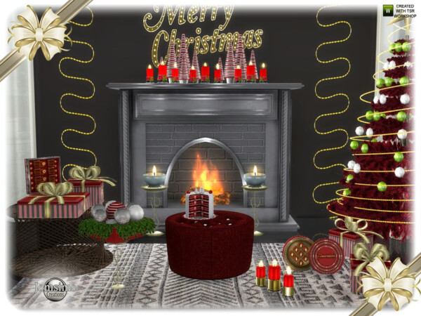 Segor christmas living room part2 by jomsims from TSR