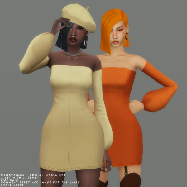 Social Media Set from Candy Sims 4
