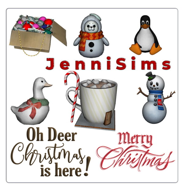Christmas Decoratives from Jenni Sims