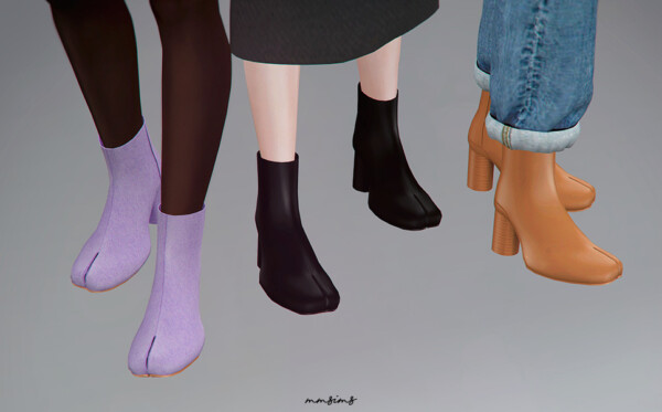 Tabi ankle boots from MMSIMS • Sims 4 Downloads