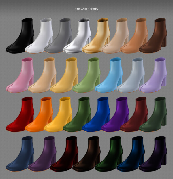 Tabi ankle boots from MMSIMS