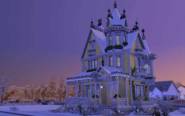 The Little Yellow Victorian by alexiasi from Mod The Sims