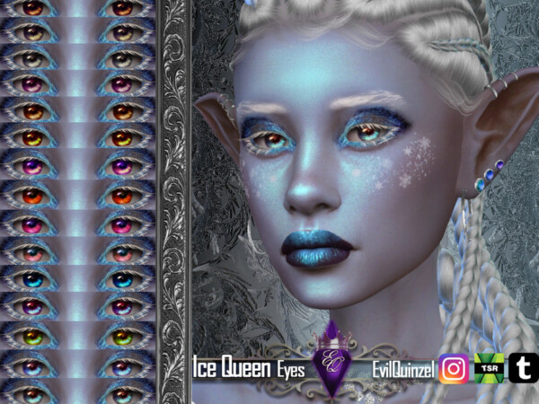 Ice Queen Eyes by EvilQuinzel from TSR
