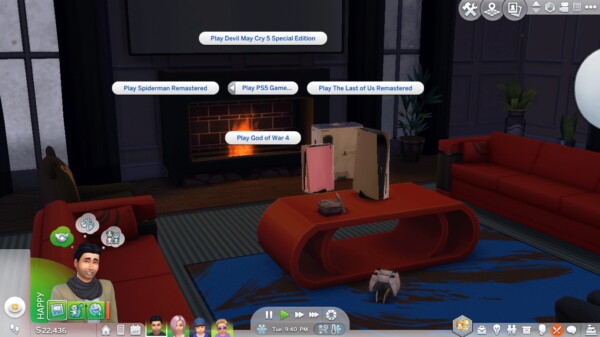 the sims 4 video game console mod