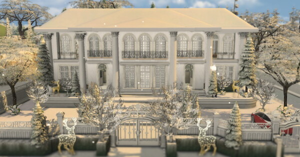 American Mansion for Christmas from Liily Sims Desing
