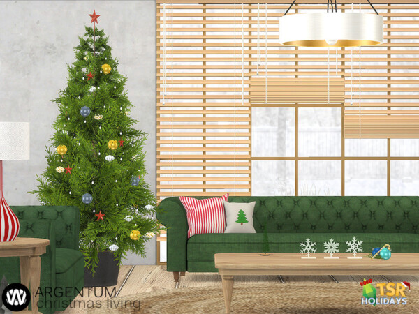 Argentum Christmas Living Decorations by wondymoon from TSR