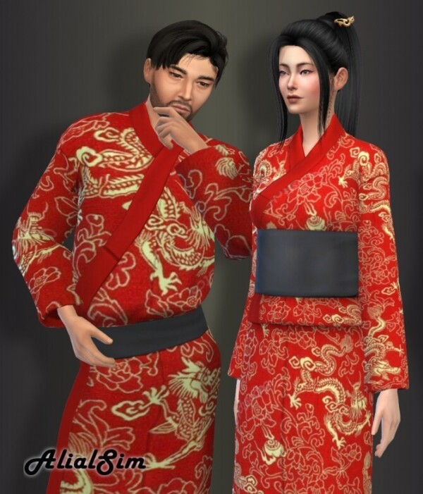 Asian outfit from Alial Sim