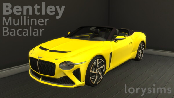 Bentley Mulliner Bacalar from Lory Sims