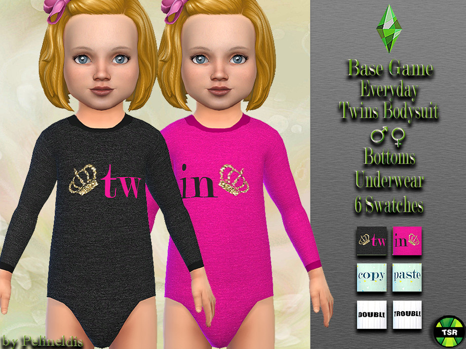 Bodysuit Twins By Pelineldis From Tsr • Sims 4 Downloads 9996