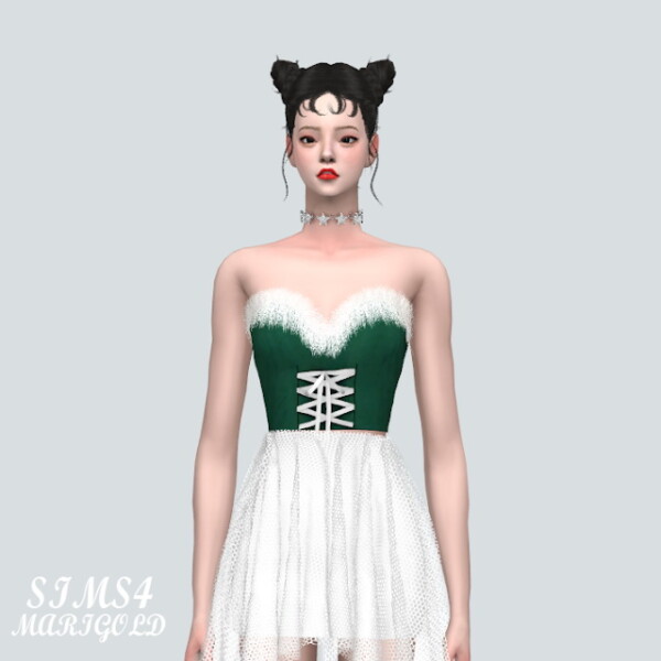 Christmas Crop Top V2 from SIMS4 Marigold