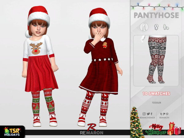 Christmas Pantyhose for Girls 01 by remaron from TSR