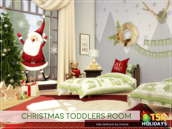 Christmas Toddlers Room by Lhonna from TSR