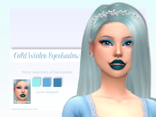 Cold Winter Eyeshadow by LadySimmer94 from TSR