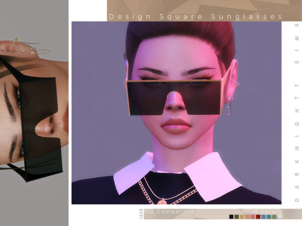 Design Square Sunglasses by DarkNighTt from TSR