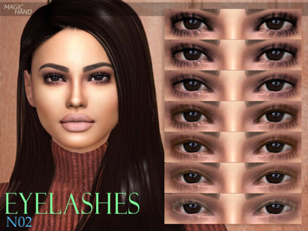 Eyelashes N02 by MagicHand from TSR