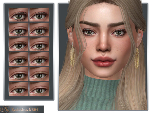 Eyelashes NB04 from MSQ Sims