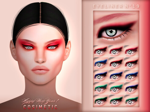 Eyeliner N19  Christmas Edition by cosimetic from TSR