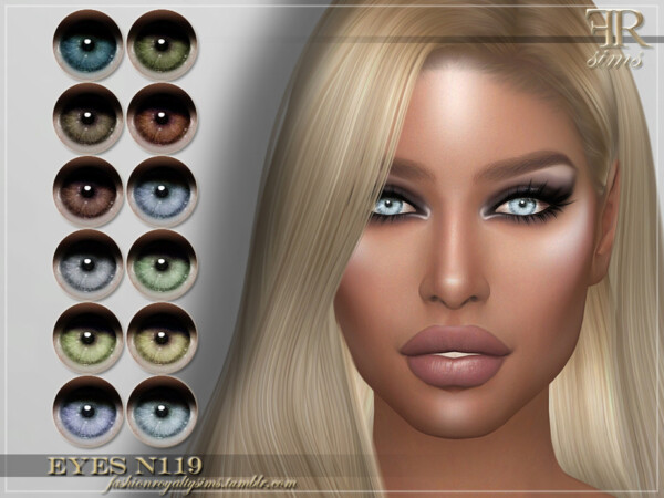 Eyes N119 by FashionRoyaltySims from TSR