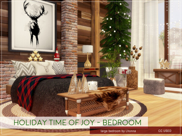 Holiday Time of Joy Bedroom by Lhonna from TSR