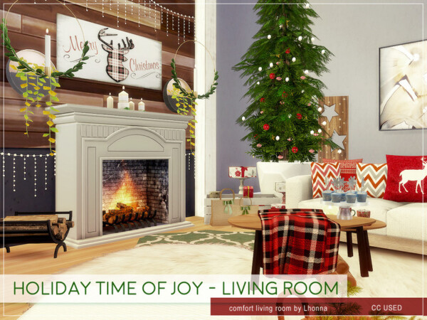 Holiday Time of Joy Living Room by Lhonna from TSR
