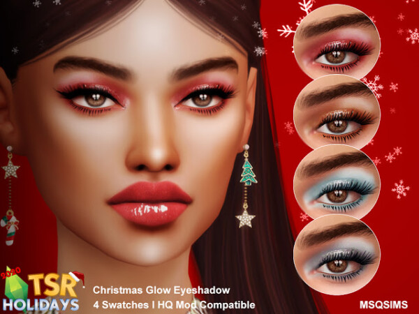 Holiday Wonderland Christmas Glow Eyeshadow from MSQ Sims
