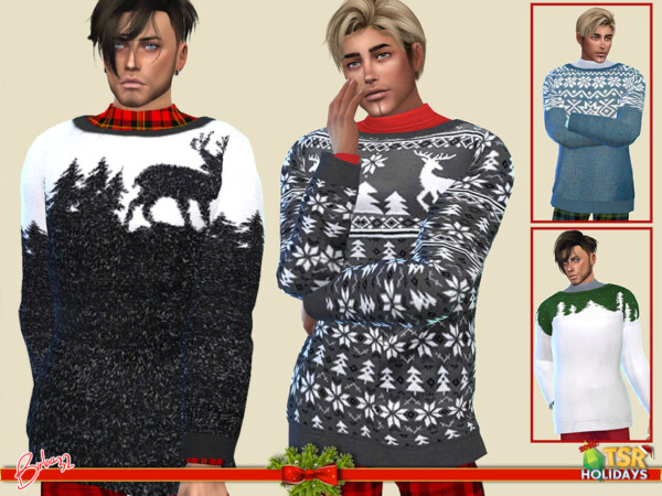 Holiday Wonderland   Christmas wide sweater  by Birba32 from TSR