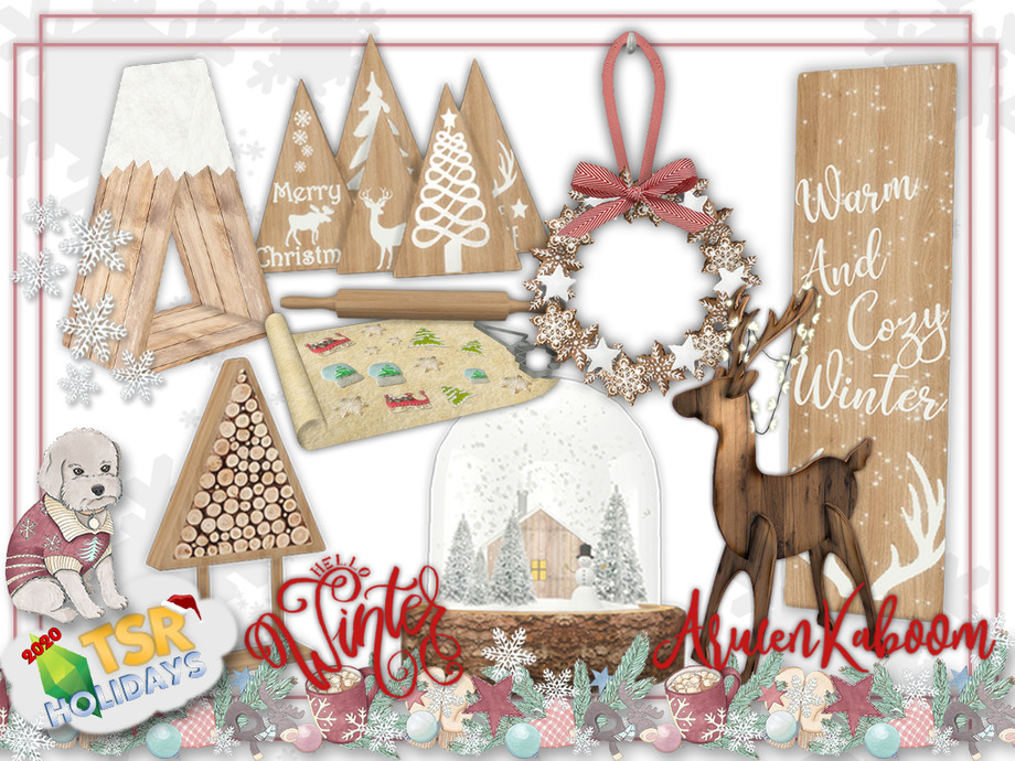 Holiday Wonderland Set 2 By Arwenkaboom From Tsr Sims 4 Downloads