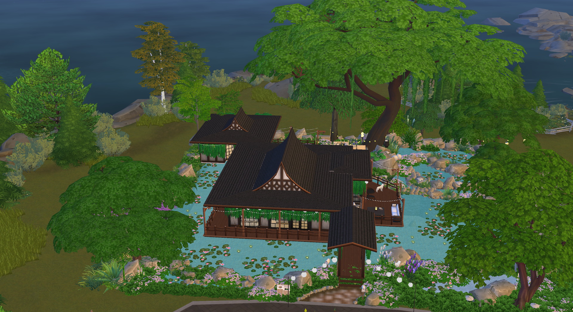 House on the pond by solene espana from Luniversims