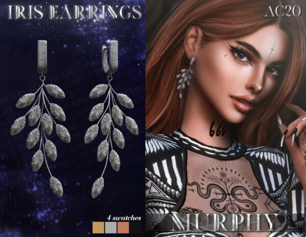Iris Earrings from Murphy