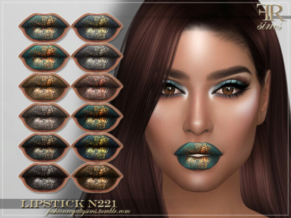 Lipstick N221 by FashionRoyaltySims from TSR