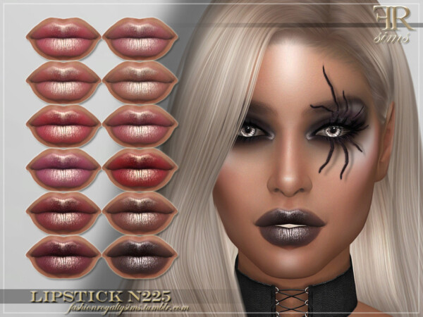 Lipstick N225 by FashionRoyaltySims from TSR
