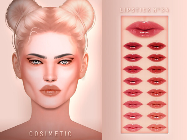 Lipstick N34 by cosimetic from TSR