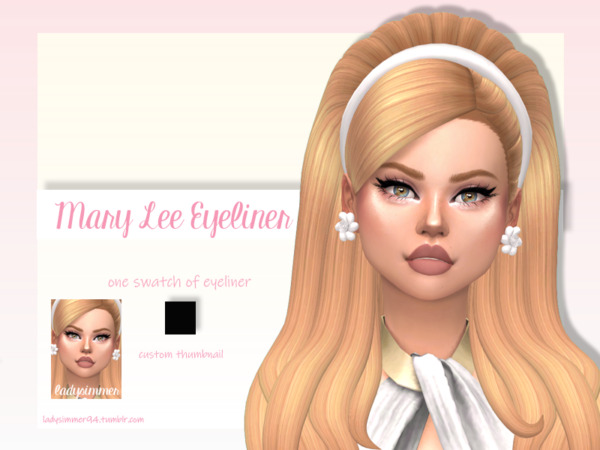 Mary Lee Eyeliner by LadySimmer94 from TSR