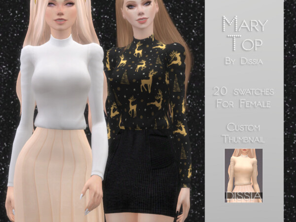 Mary Top by Dissia from TSR