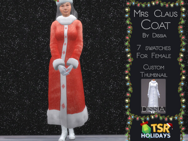 Mrs Claus Coat by Dissia from TSR