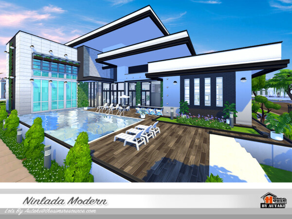 Ninlada Modern House by autaki from TSR