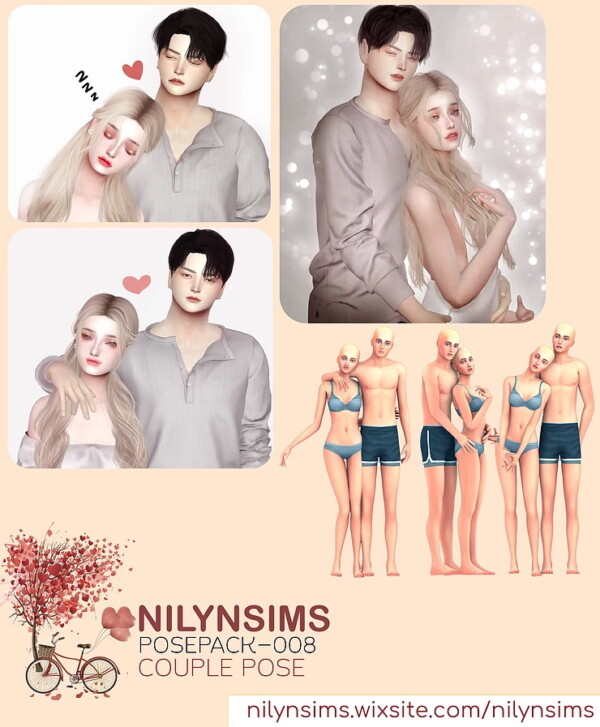 Poses 008 from Nilyn Sims 4