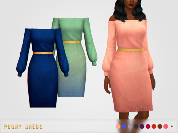 Peony Dress by pixelette from TSR
