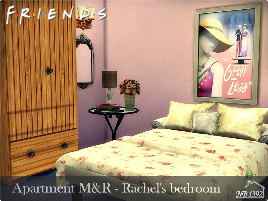 Rachel's bedroom Friends by nobody1392 from TSR • Sims 4 Downloads