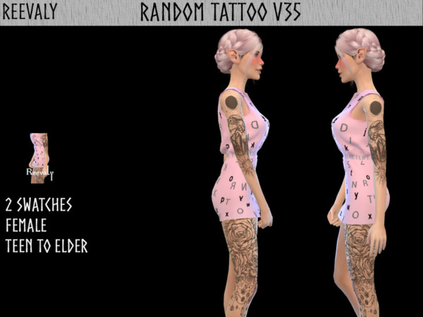 Random Tattoo V35 by Reevaly from TSR