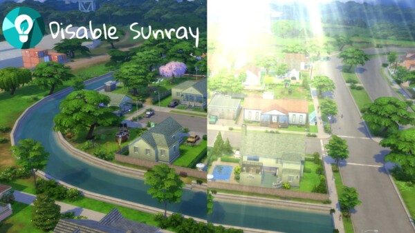 Remove Eco Lifestyle Sunray due to Green Footprint by CommodoreLezmo from Mod The Sims