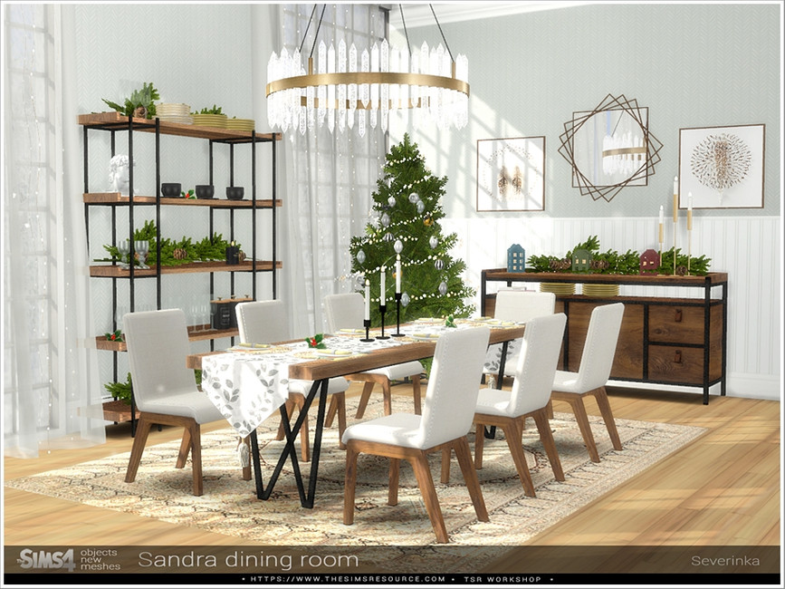 Dining Room Sets Sims 4 2024