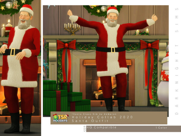 Santa Outfit by DarkNighTt from TSR